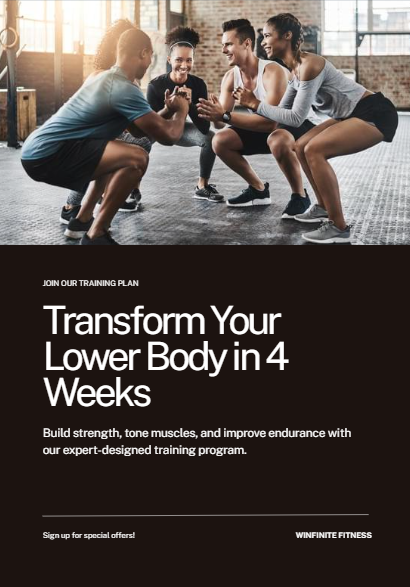Lower Body Training Plan (4 Weeks)